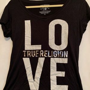 True Religion Women’s scoop neck Tee